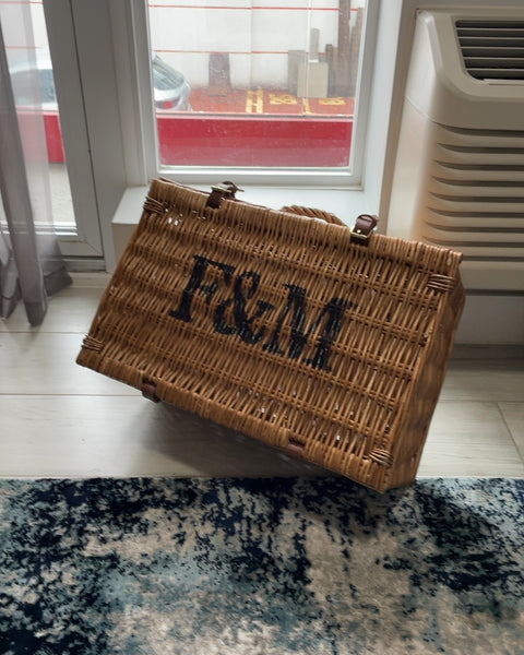 Bigass F&M Wicker Basket, 30x20x10”