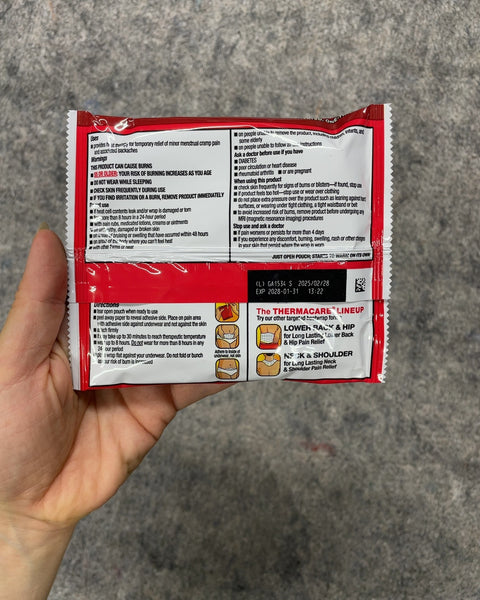 ThermaCare Menstrual Pain Therapy Single Heatwrap