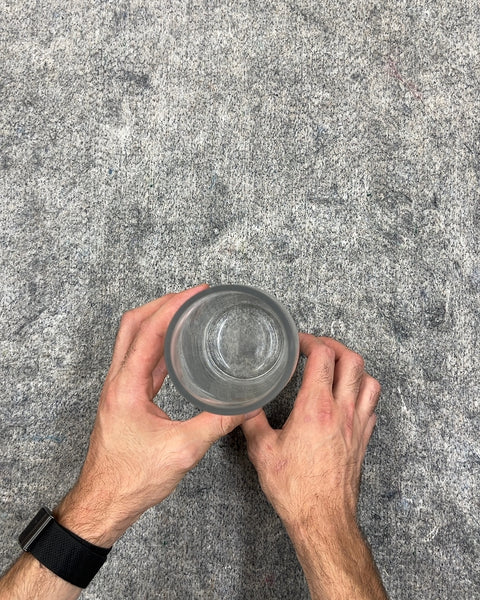 Cool Looking Glass Vase, H9"