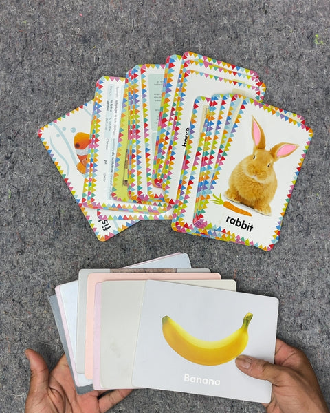 Kids Animal and Food Flash Cards