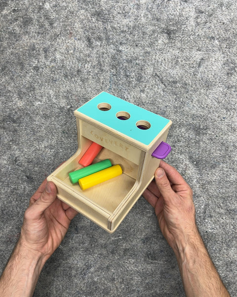 Lovevery Wooden Peg Drop Box Toy