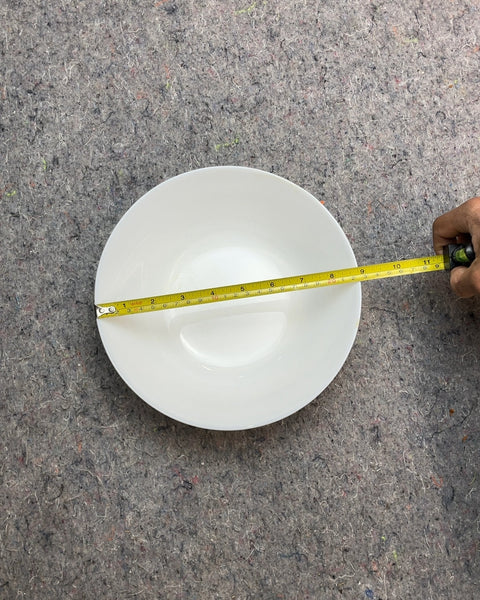 Thin Rimmed Ceramic Serving Bowl