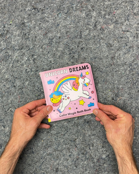 Unicorn Dreams Color Magic Bath Book