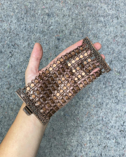 Copper Tone Chain Link Bracelet