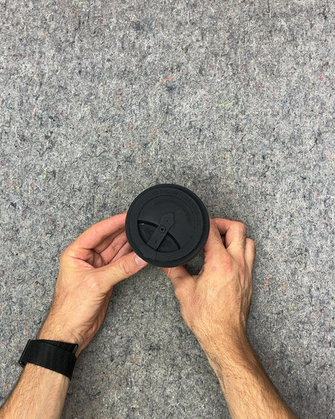 Black Reusable Coffee Cup