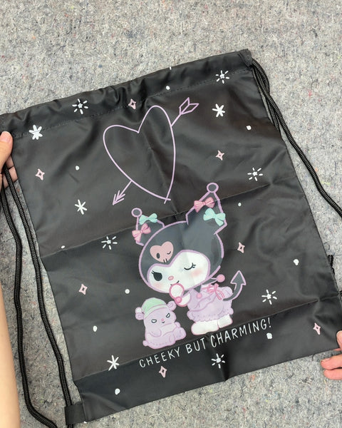 Kuromi Drawstring Bag