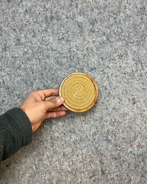 Cute Rope & Wood Coaster