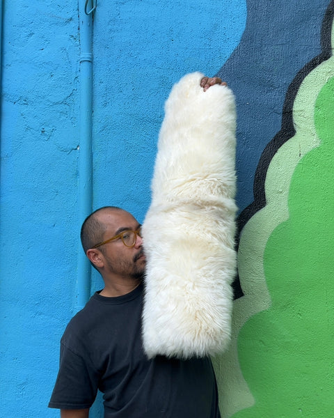 White Faux Fur Rug