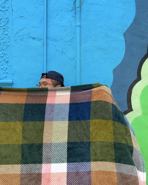 Room Essentials Plaid Pattern Throw Blanket