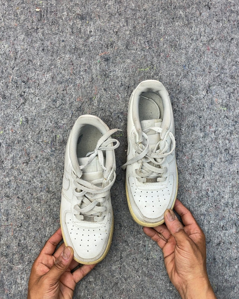 Nike Air Force 1 Low White Sneakers, Sz 36.5