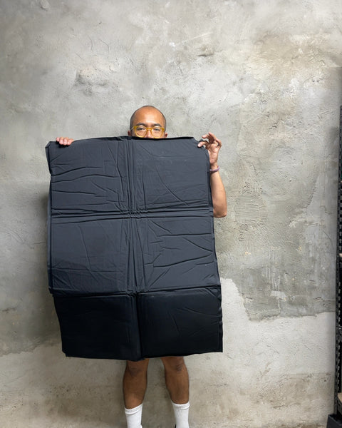 Black Folding Foam Camp Sleeping Pad, 40x30”