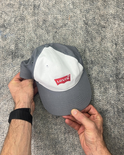 Levi's Gray and White Baseball Cap, Size Youth