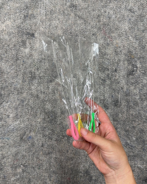 3 Straw Cleaning Brushes