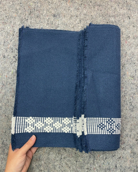 Blue and White Patterned Placemats