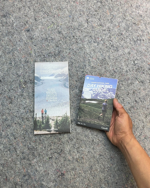 British Columbia Road Map and Parks Guide & Jasper National Park Day Hiking Guide