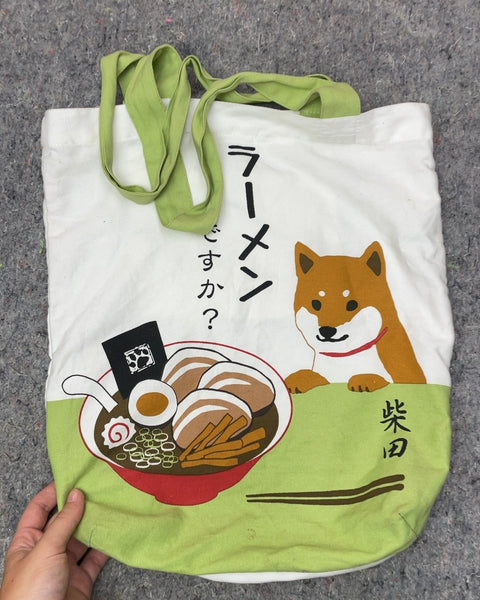 Ten Ichi Shiba Inu Ramen Tote Bag