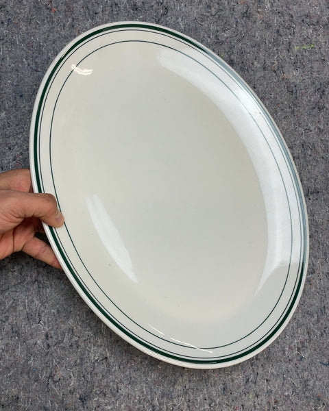 Vintage British Oval Serving Platter, 15"