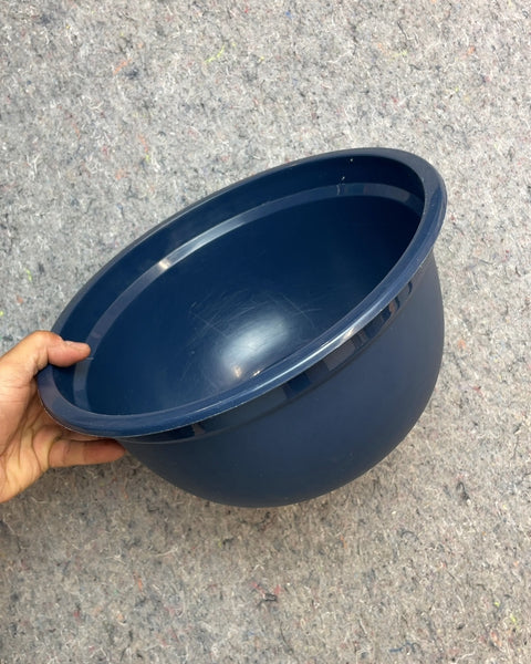 Blue Plastic Mixing Bowl