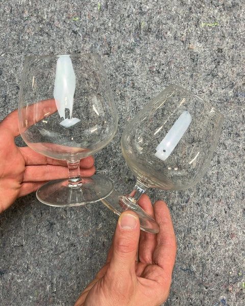 Two Brandy Snifter Glasses