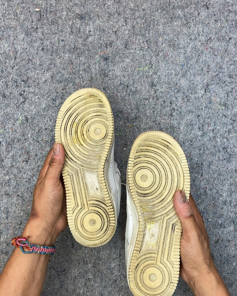 Nike Air Force 1 Low White Sneakers, Sz 36.5