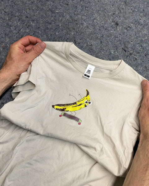 AS Colour Banana Skateboard Graphic Kids T-Shirt, Size 8