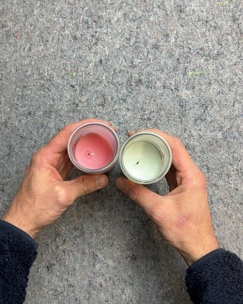 Set of 2 Religious Prayer Candles