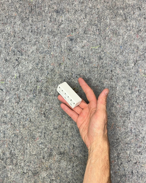 White 3-Outlet Wall Adapter