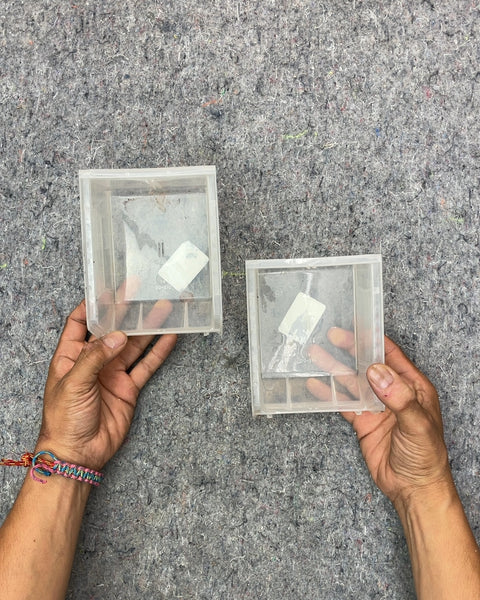 AkroBins Clear Plastic Storage Bins, 4x5x3"