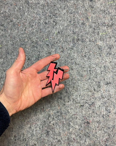 Pair of Lightning Bolt Earrings