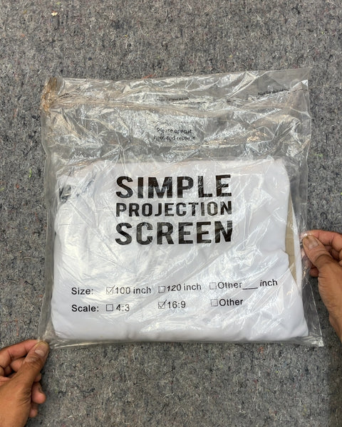 Simple 100 Inch Projection Screen, 16:9