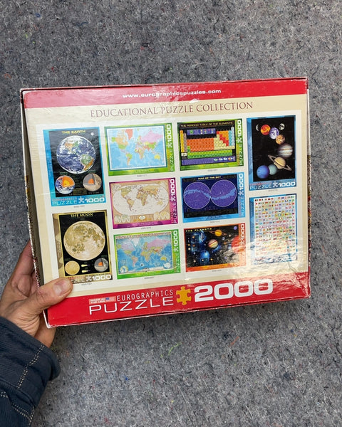 Eurographics Antique World Map Puzzle, 2000 Pieces