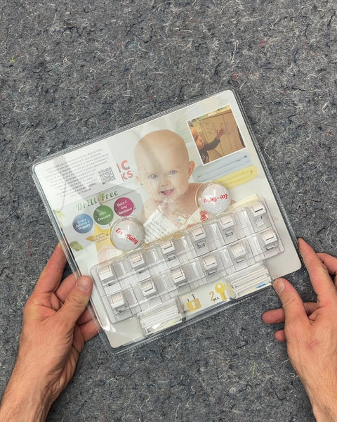 Eco-Baby Drill-Free Cabinet Locks