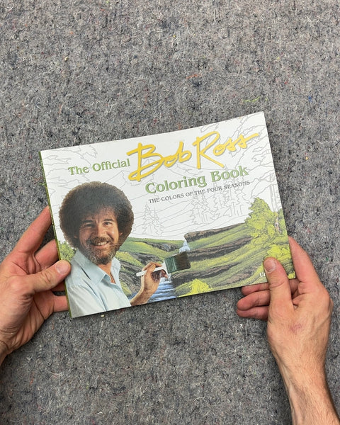 The Official Bob Ross Coloring Book The Colors of the Four Seasons, Just A Couple Pages Used