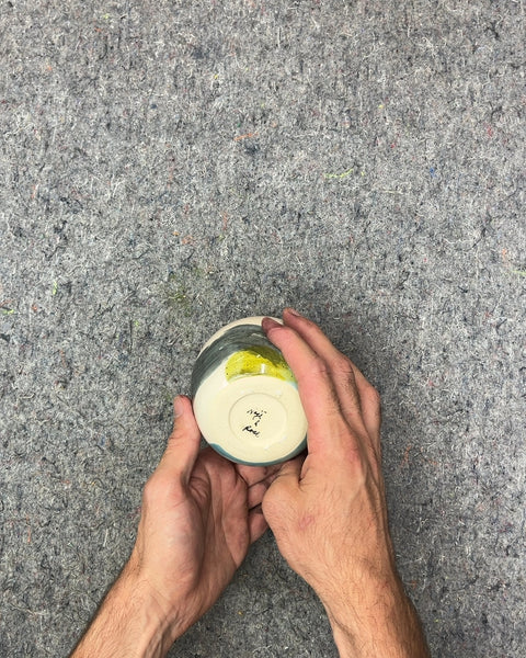Super Cute Abstract Painted Ceramic Vase