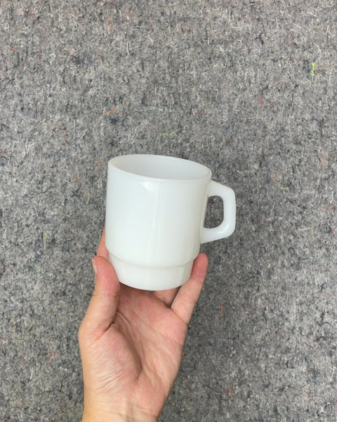 Milk Glass Mug