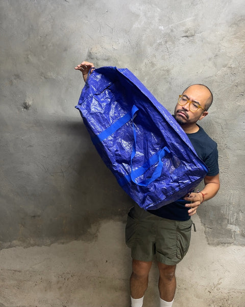 IKEA Frakta Blue Storage Bag