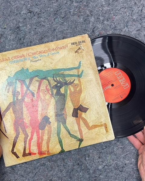 Seiji Ozawa Chicago Symphony Stravinsky The Rite of Spring Vinyl Record