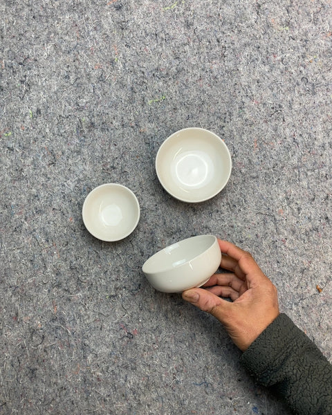 Kobenstyle White Ceramic Bowls