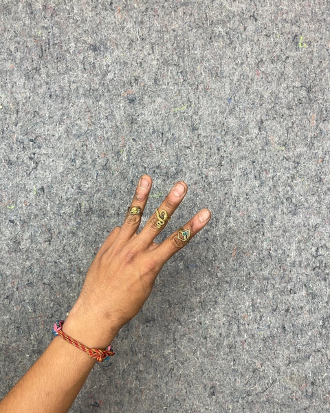 Assorted Gold Tone Fashion Rings
