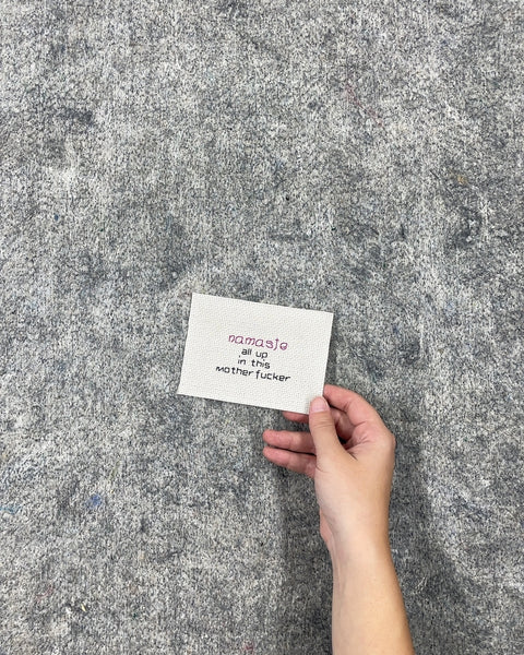 Namaste All Up In This Mother Fucker Cross Stitch