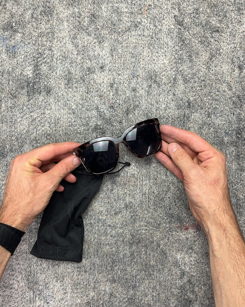 DIFF Hailey Eyewear Tortoise Shell Sunglasses