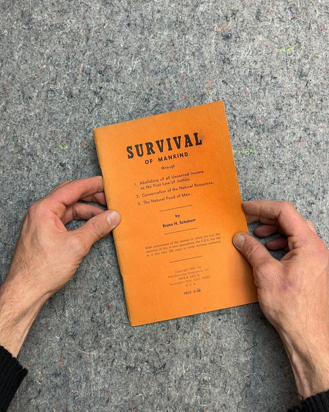 Survival of Mankind by Bruno H. Schubert