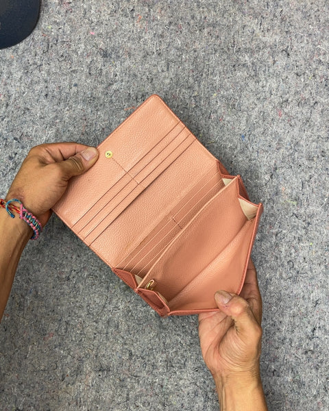 Oroton Pink Leather Wallet
