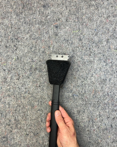 Serious Black Grill Scraper and Brush
