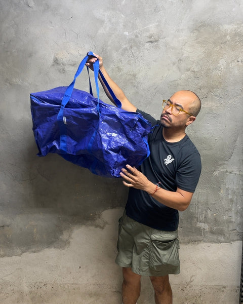 Largeass Blue Reusable Shopping Bag