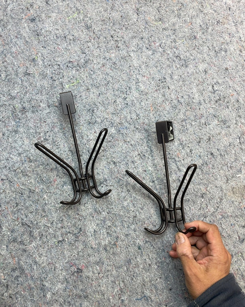Over-the-Door Metal Hooks, Set of 2