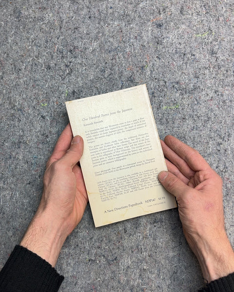 One Hundred Poems from the Japanese by Kenneth Rexroth