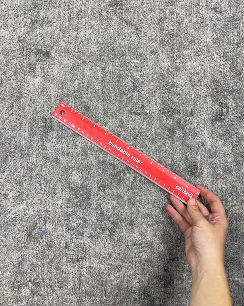 A Fourth Caliber Bendable Ruler