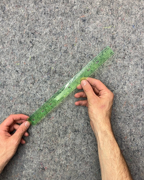 Green Plastic Ruler