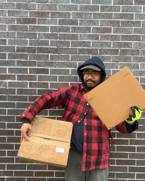 Bunch Of Shipping Boxes, 10x10x2"